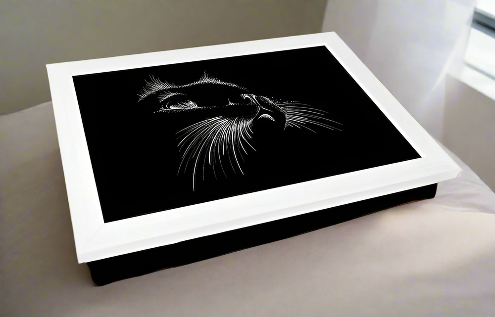 Black Magic Cat Lap Tray by Fabulous Felines