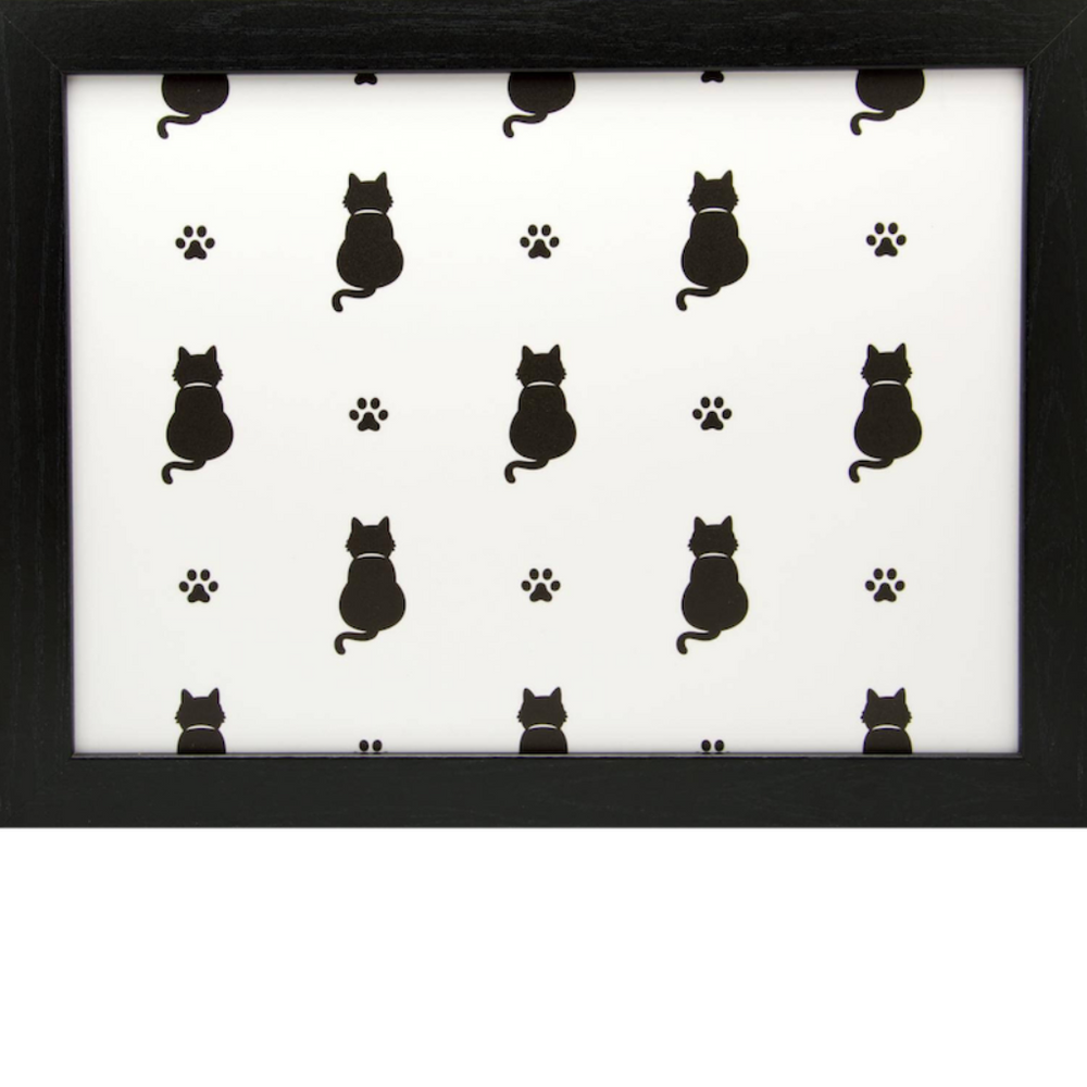 Kitten Paw Black Cat Lap Tray by Fabulous Felines