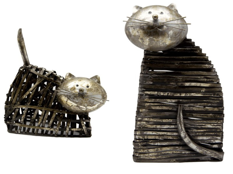 Pair of Nuts & Bolts Metal Cat Hooks — Purrfect Cat Gifts