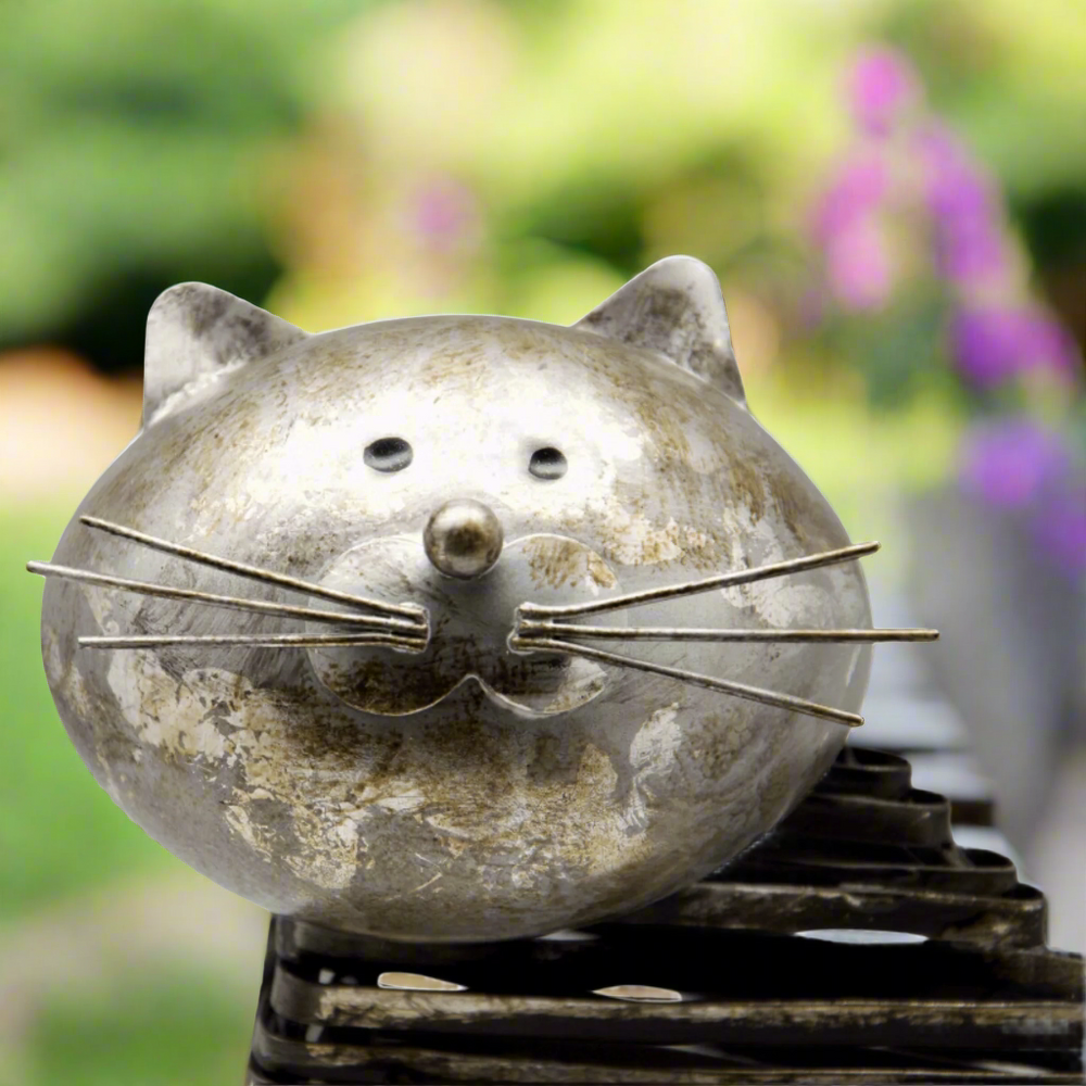 High Quality Metal Cat Statue Sitting