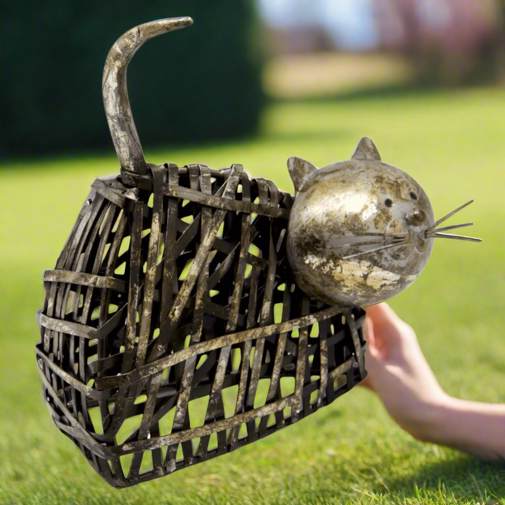 High Quality Metal Cat Statue