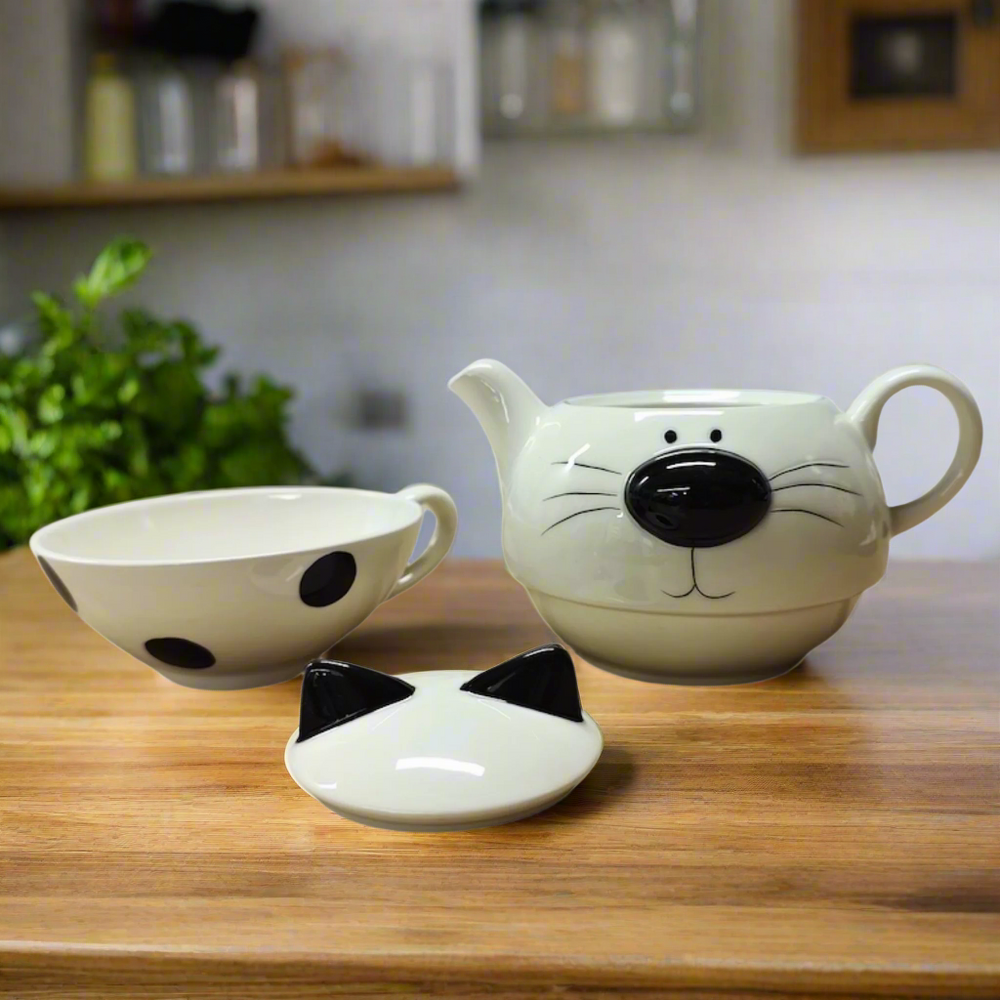 All in One Teapot and Cup Set