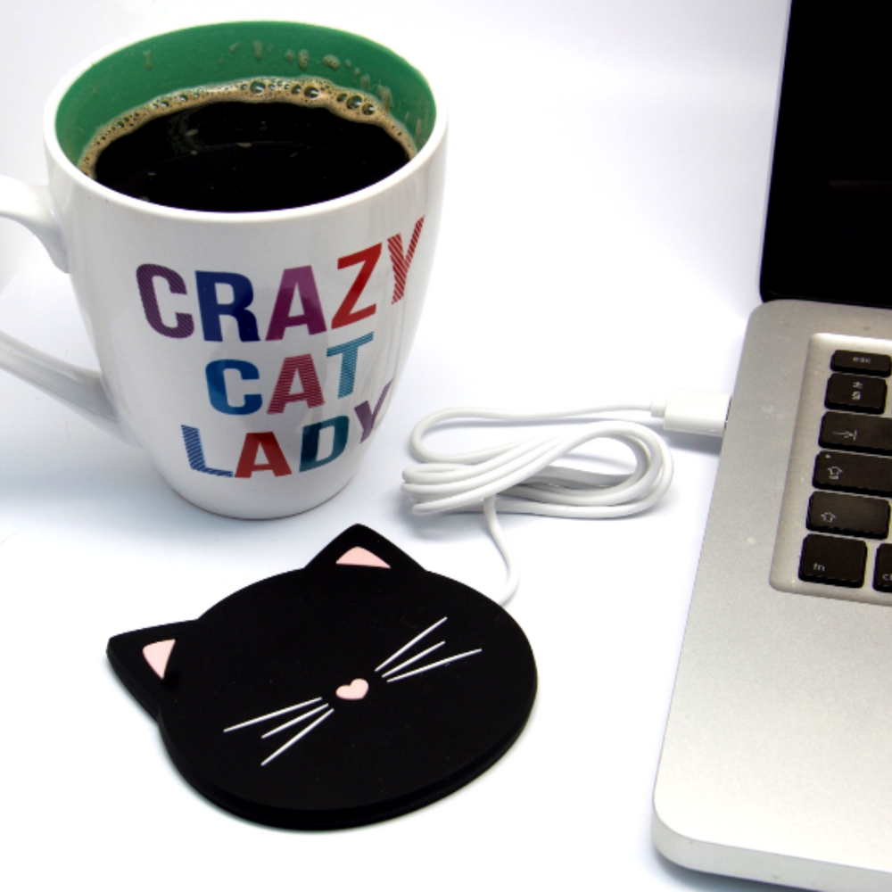 Black Cat USB Mug Warmer