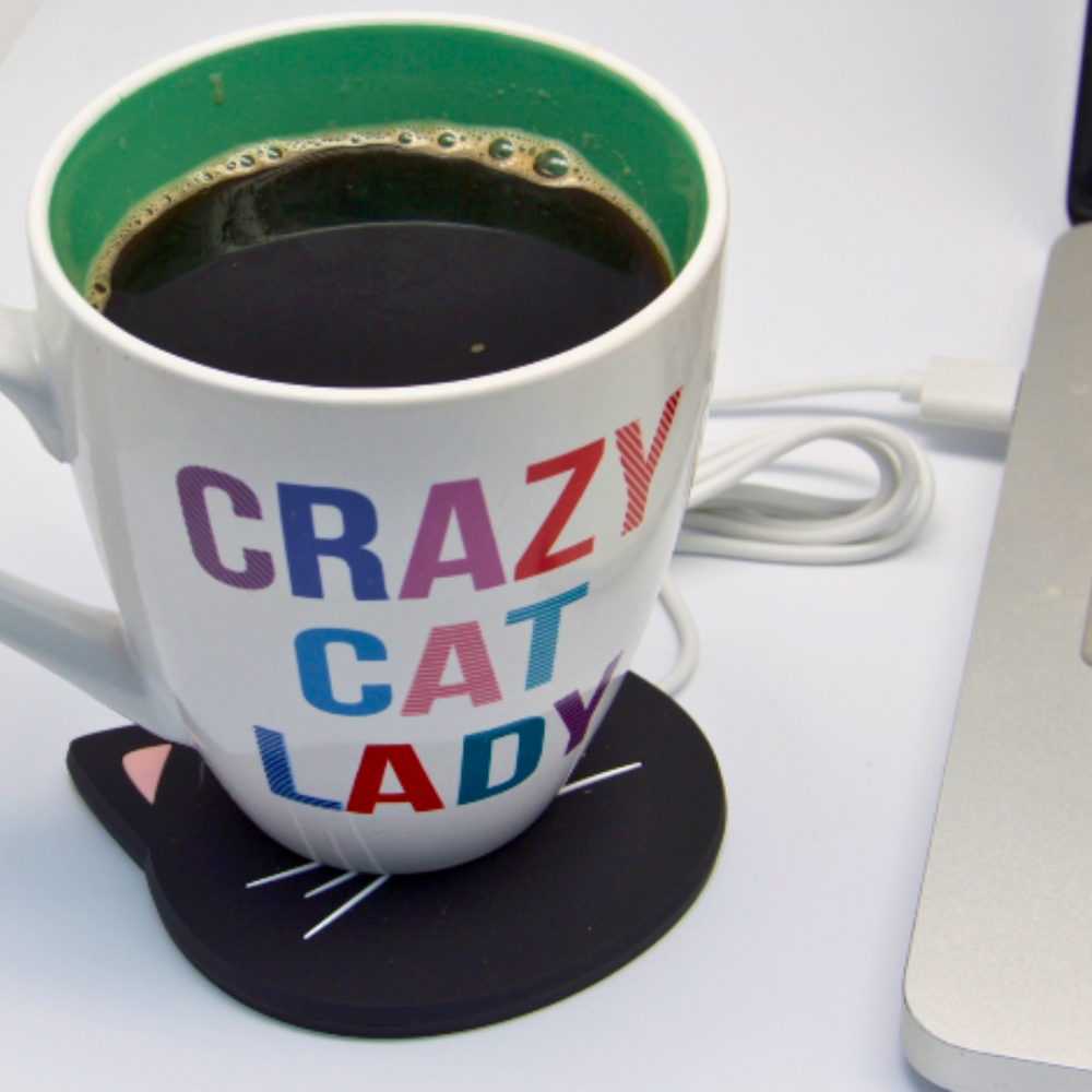 Black Cat USB Mug Warmer