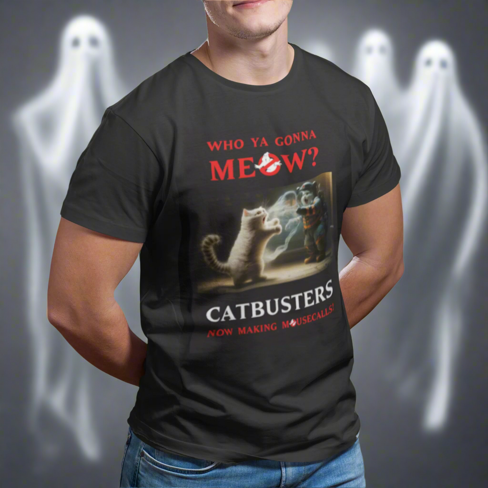 Catbusters Heavyweight Unisex Crewneck T-shirt