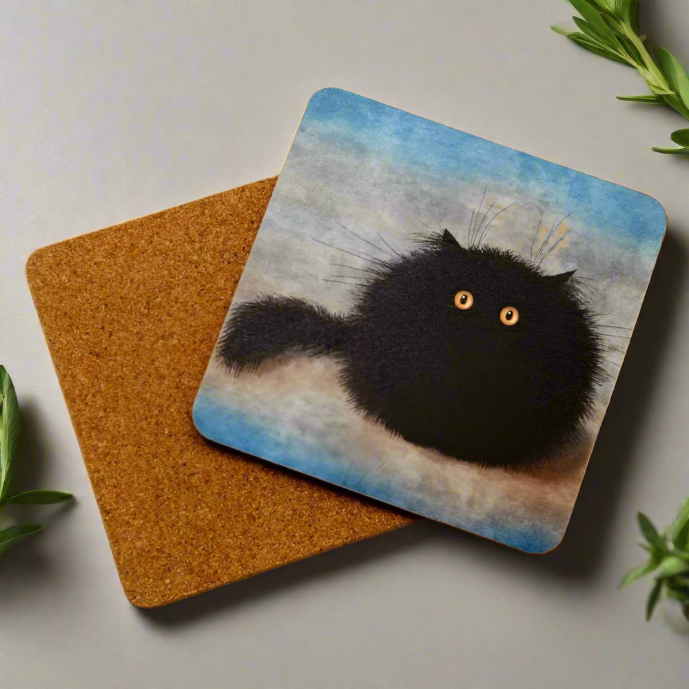 Oreo Black Cat Coasters