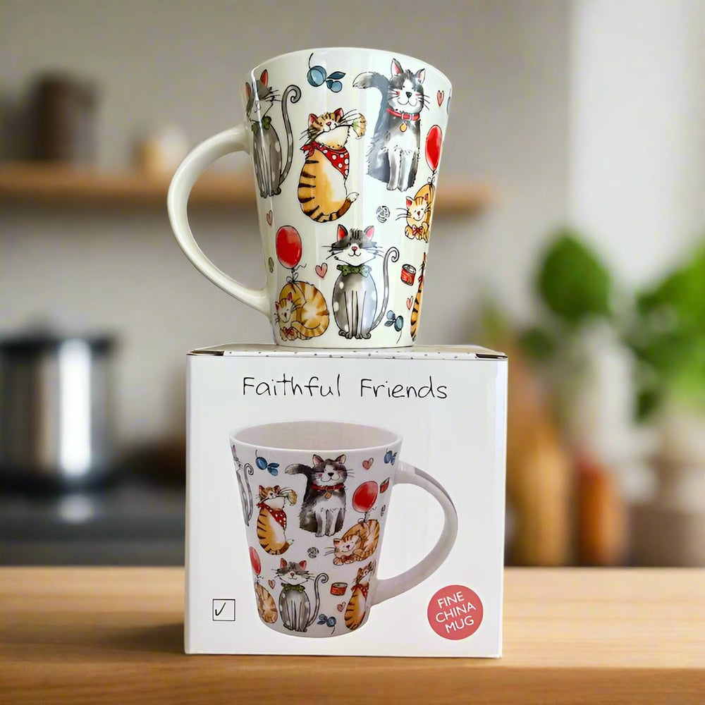 Faithful Friends Fine China Mug with Gift Box