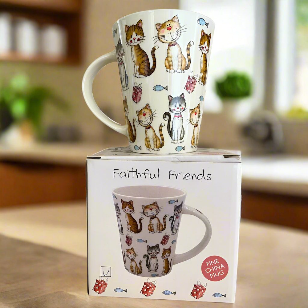 Faithful Friends Fine China Mug with Gift Box