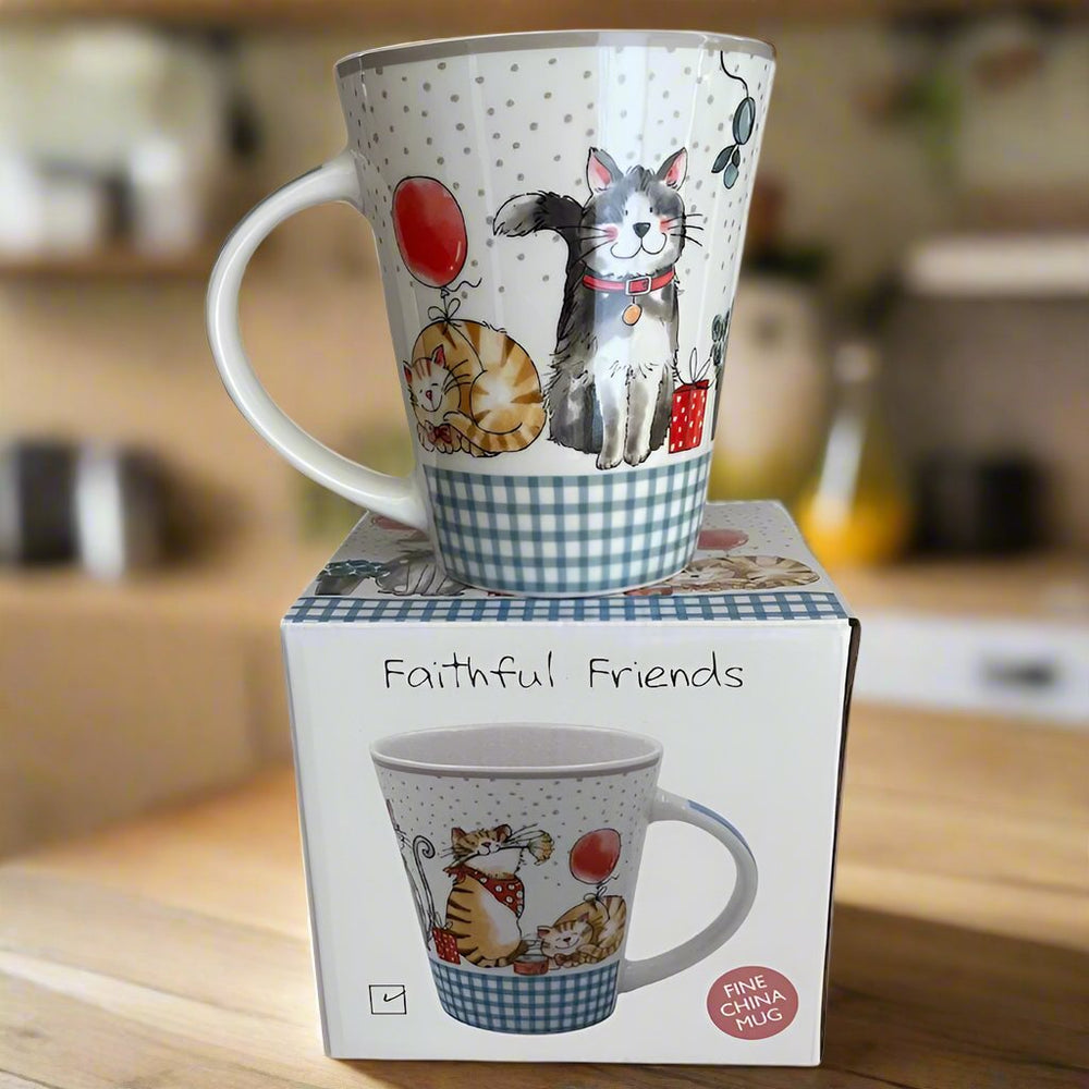 Faithful Friends Fine China Mug with Gift Box