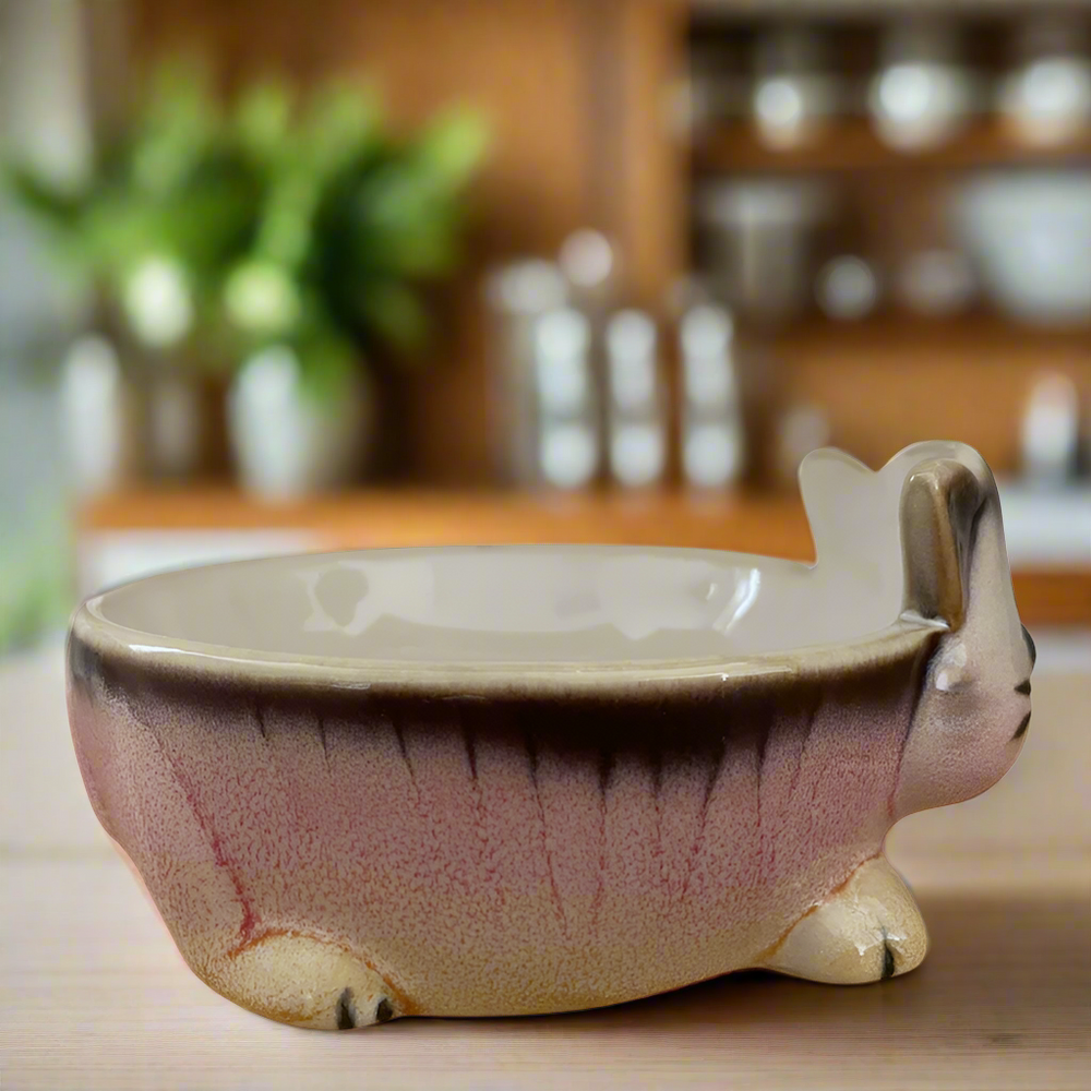 Faithful Friends Cat Shaped Food Bowl