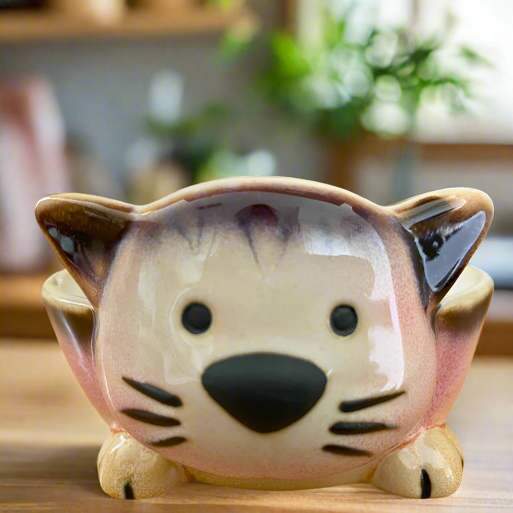 Faithful Friends Cat Shaped Food Bowl