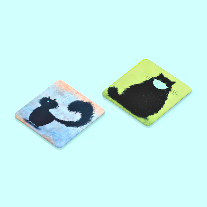 Novelty Funny Cat Coasters