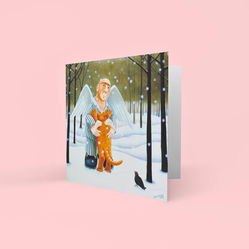 'Hello Again' Cat Greeting Card