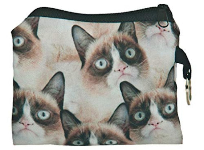 Grumpy Cat Small Coin Purse