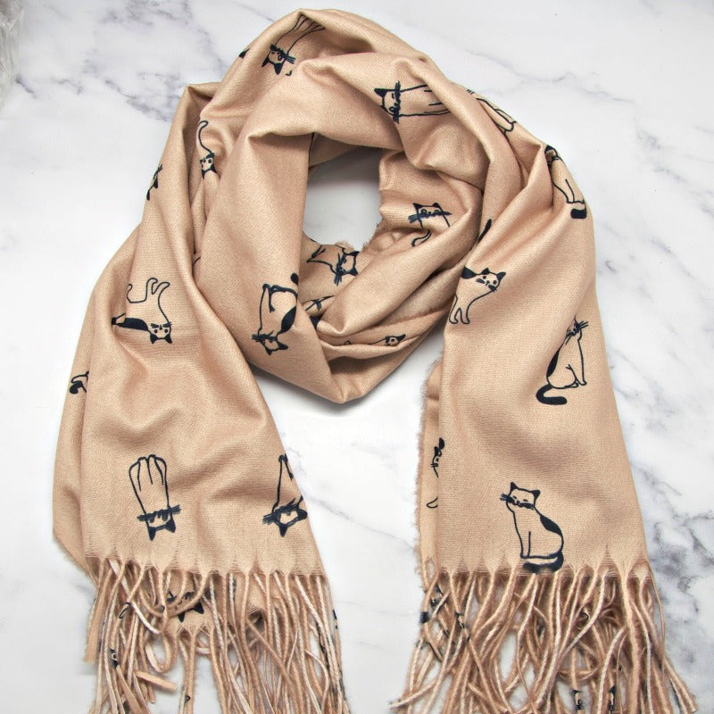 Ladies sale camel scarf