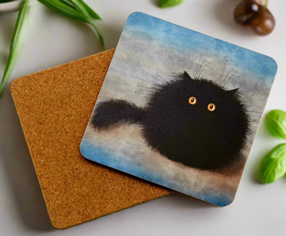 Oreo Black Cat Coasters