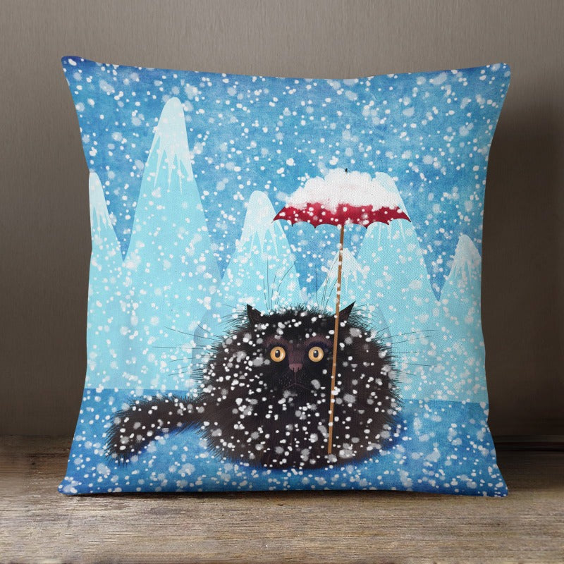 Blizzard Black Cat Soft Feel Cushion