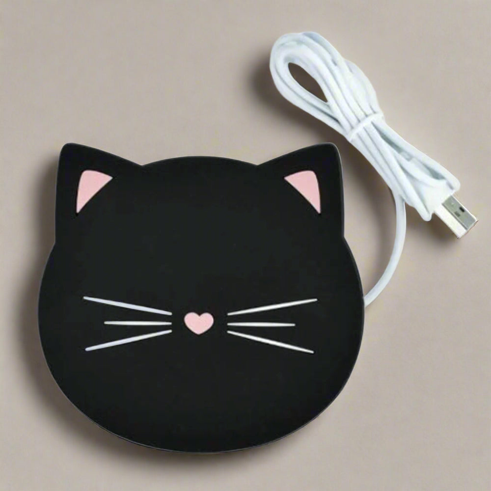 Black Cat USB Mug Warmer