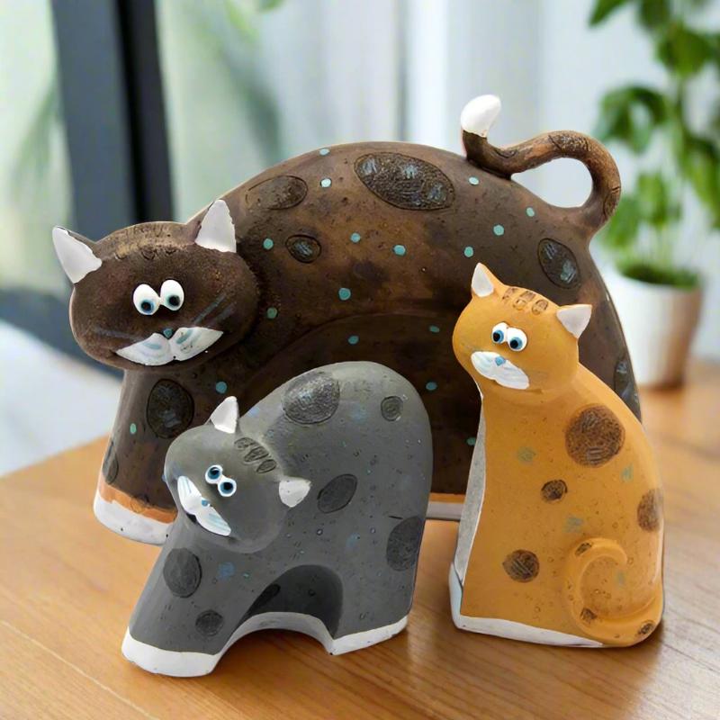 Trio of Cats Ornament