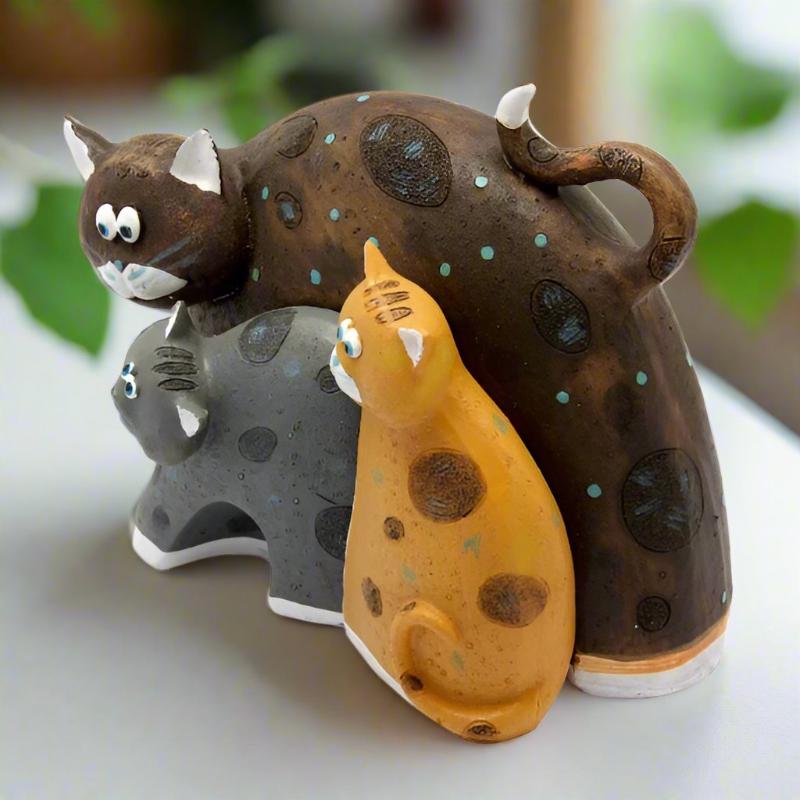 Trio of Cats Ornament